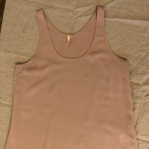 Frenchi Pink sheer tank top